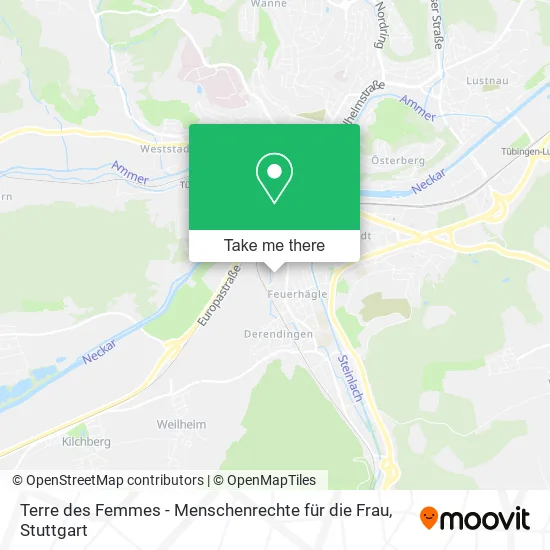 Карта Terre des Femmes - Menschenrechte für die Frau
