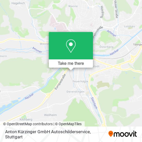 Anton Kürzinger GmbH Autoschilderservice map