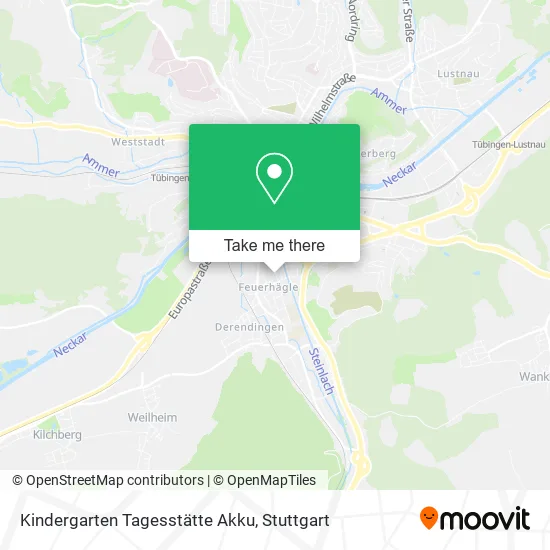 Карта Kindergarten Tagesstätte Akku