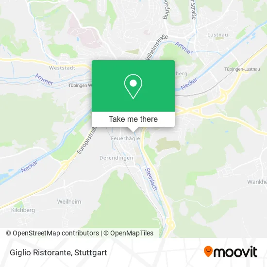 Карта Giglio Ristorante
