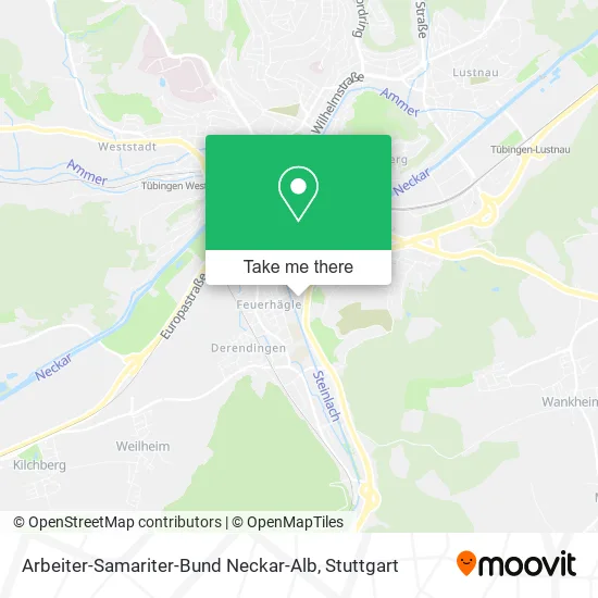 Карта Arbeiter-Samariter-Bund Neckar-Alb