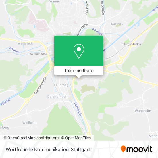 Wortfreunde Kommunikation map