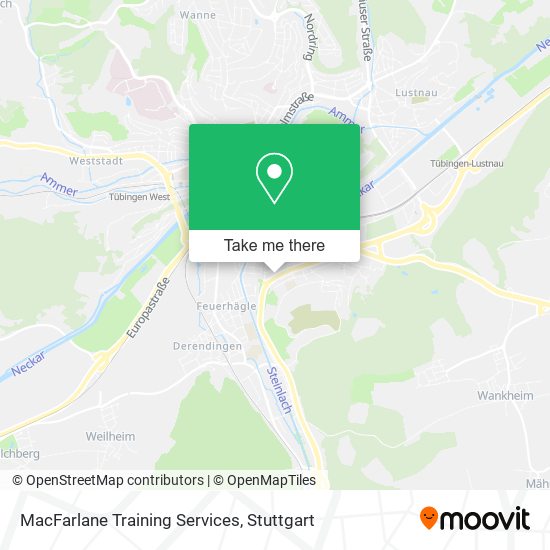 MacFarlane Training Services map