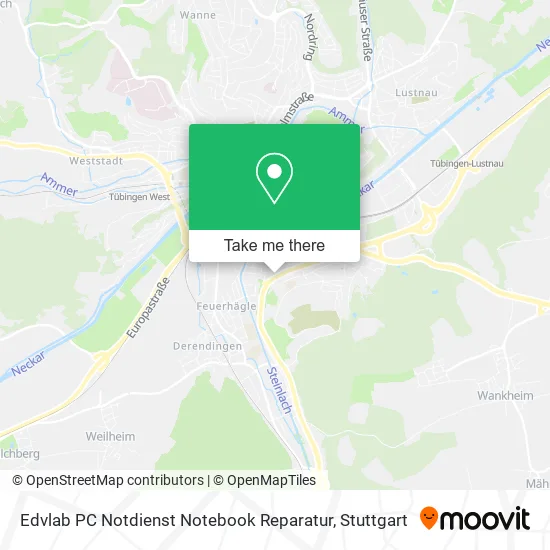 Карта Edvlab PC Notdienst Notebook Reparatur