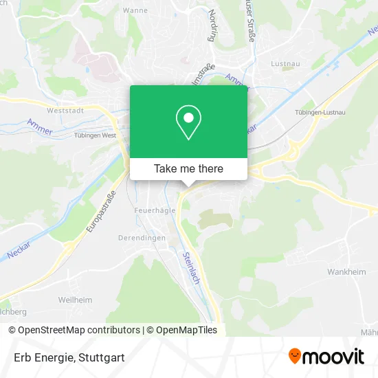 Erb Energie map