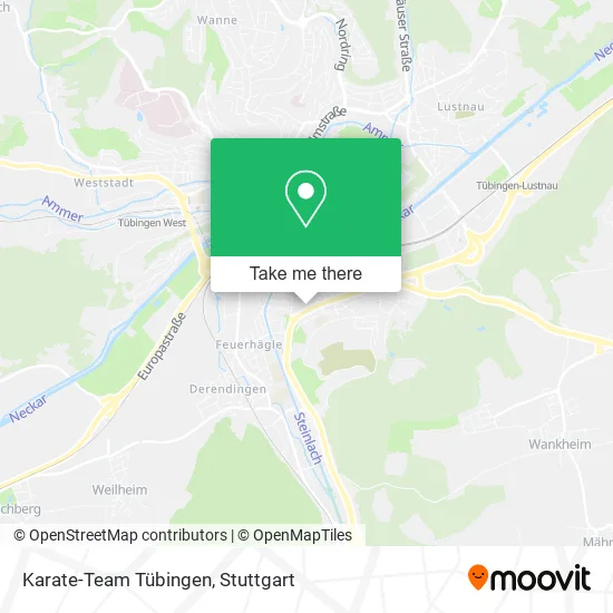 Карта Karate-Team Tübingen