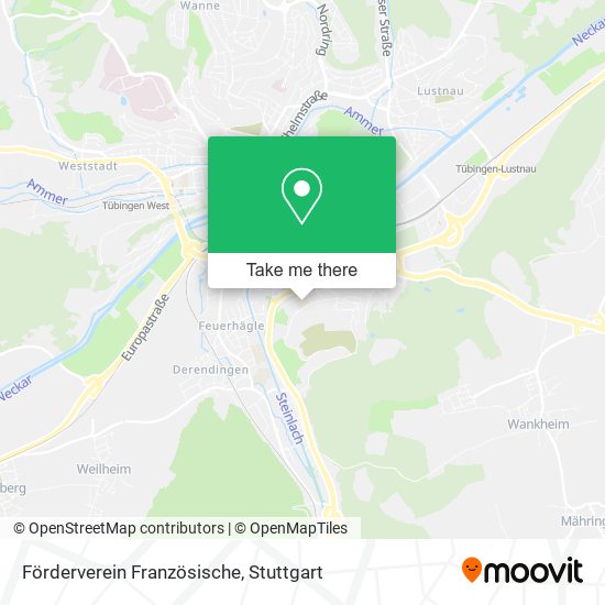 Förderverein Französische map