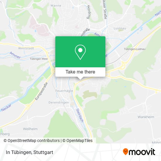 In Tübingen map