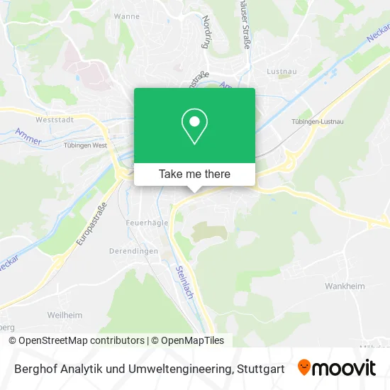 Карта Berghof Analytik und Umweltengineering