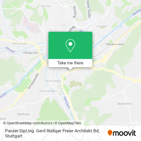 Карта Panzer Dipl.Ing. Gerd Rüdiger Freier Architekt Bd