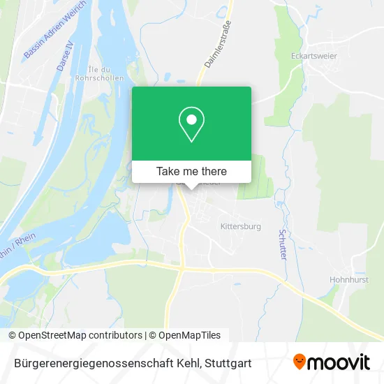 Карта Bürgerenergiegenossenschaft Kehl