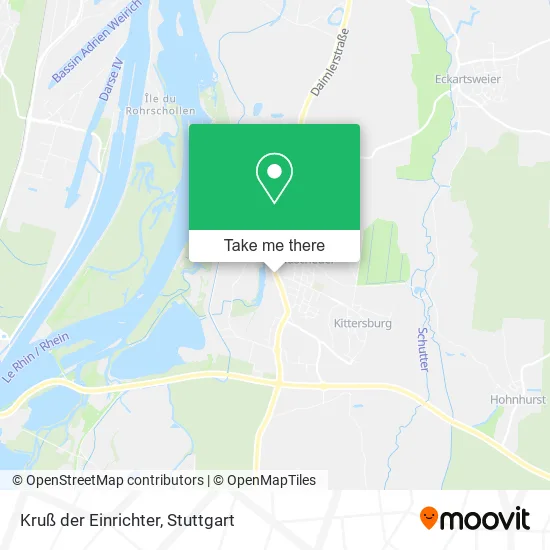 Карта Kruß der Einrichter
