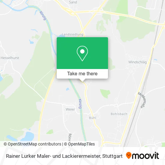 Карта Rainer Lurker Maler- und Lackierermeister