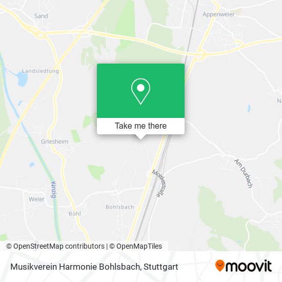 Musikverein Harmonie Bohlsbach map