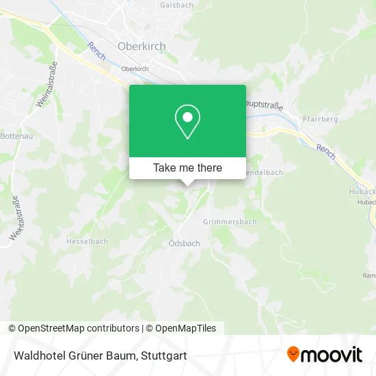 Карта Waldhotel Grüner Baum