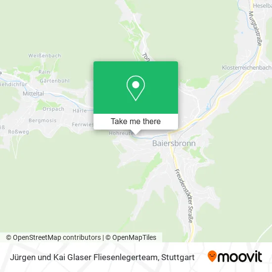 Карта Jürgen und Kai Glaser Fliesenlegerteam