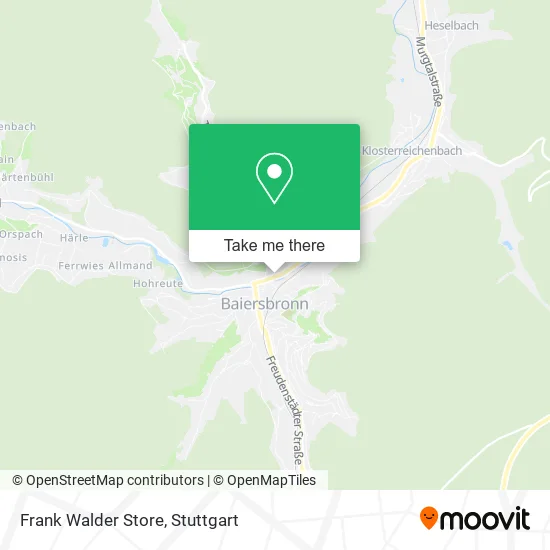 Frank Walder Store map