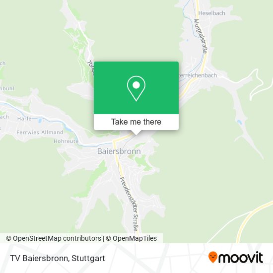 TV Baiersbronn map