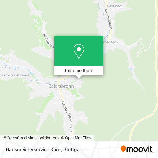 Hausmeisterservice Karel map