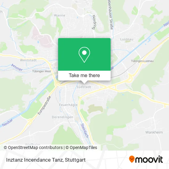 Карта Inztanz Incendance Tanz