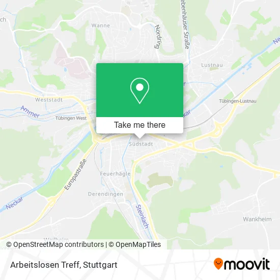Карта Arbeitslosen Treff