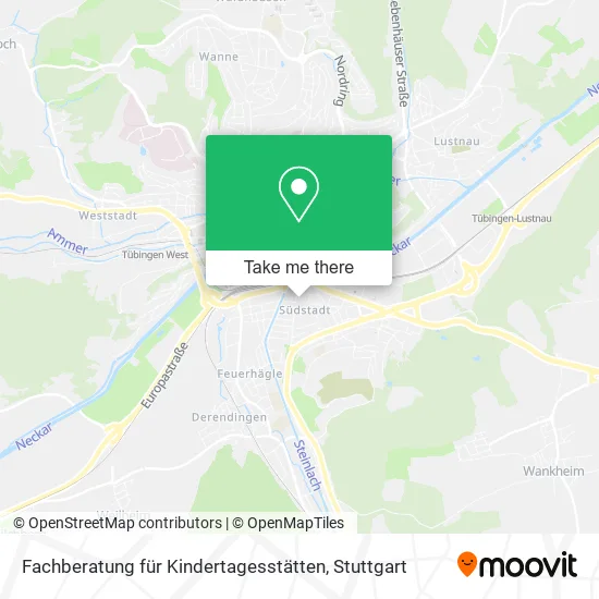 Карта Fachberatung für Kindertagesstätten