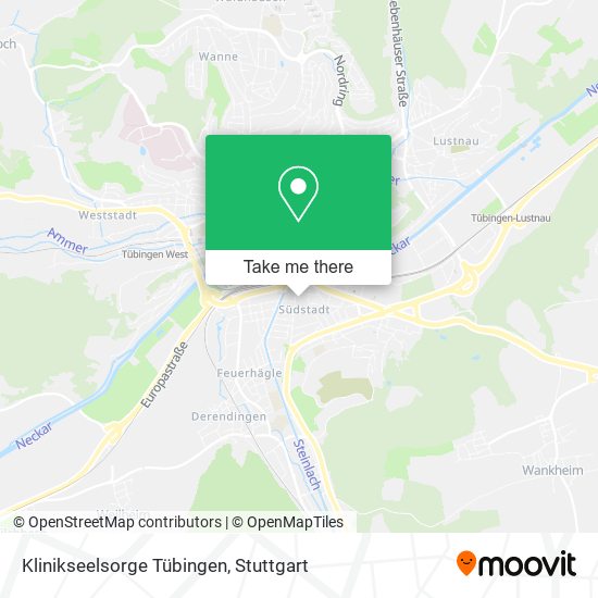 Klinikseelsorge Tübingen map