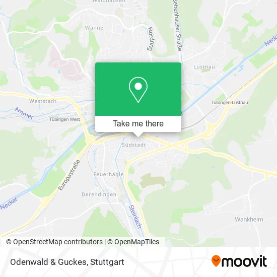 Карта Odenwald & Guckes