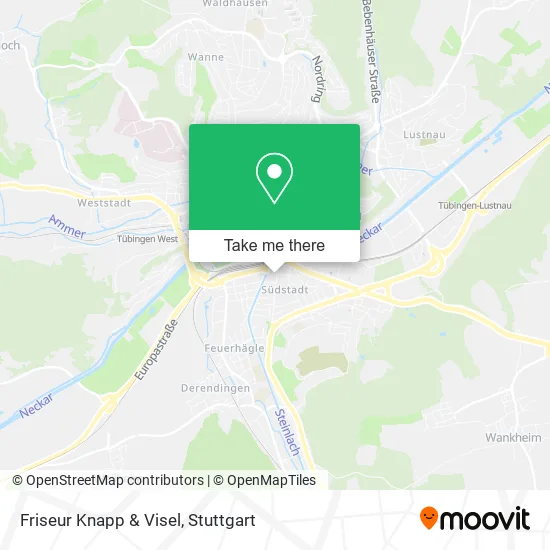Карта Friseur Knapp & Visel