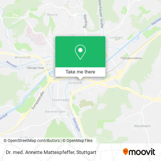 Dr. med. Annette Mattespfeffer map