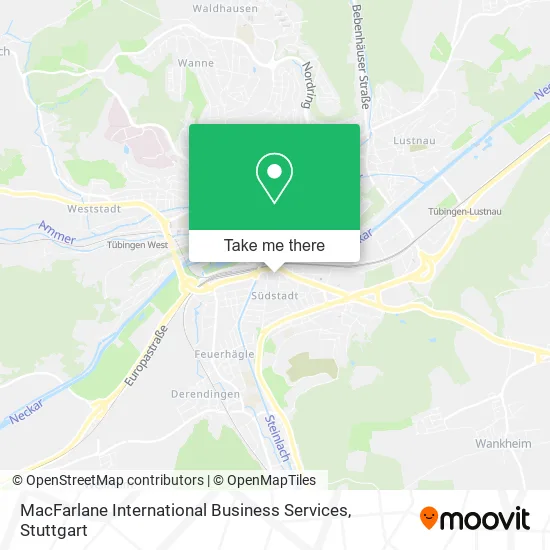 Карта MacFarlane International Business Services