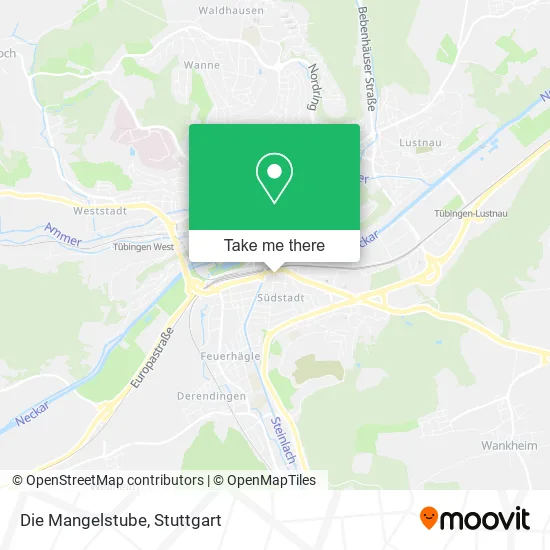 Карта Die Mangelstube