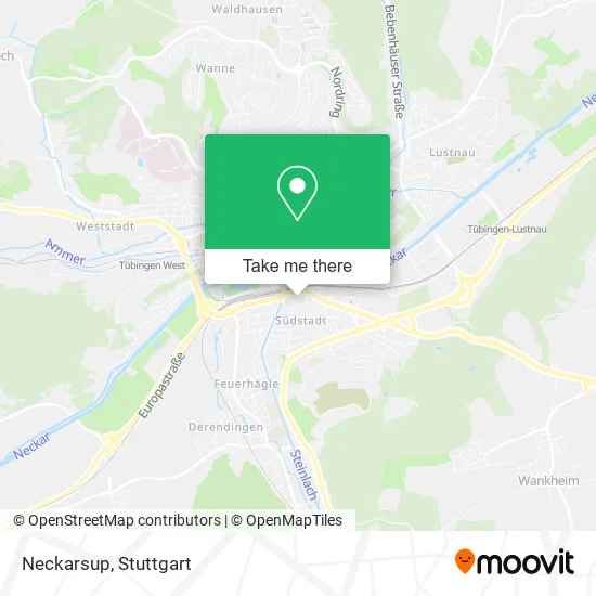 Карта Neckarsup