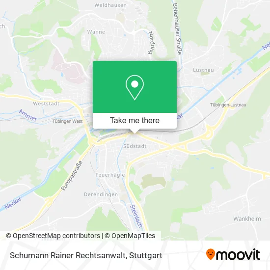 Карта Schumann Rainer Rechtsanwalt