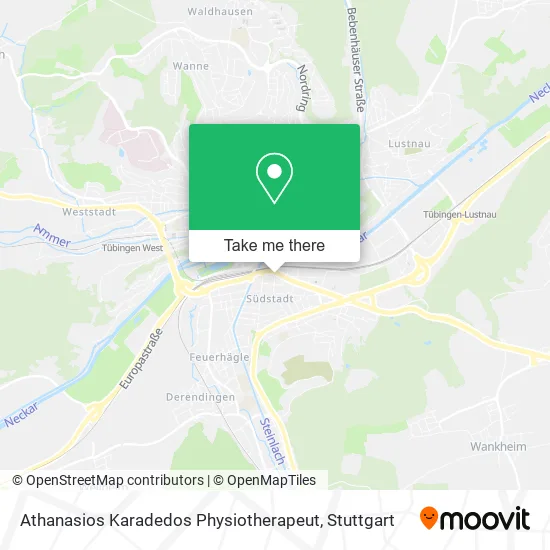 Карта Athanasios Karadedos Physiotherapeut