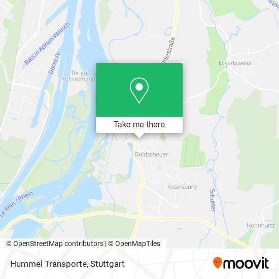 Hummel Transporte map