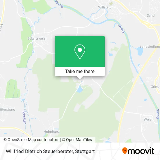 Карта Willfried Dietrich Steuerberater