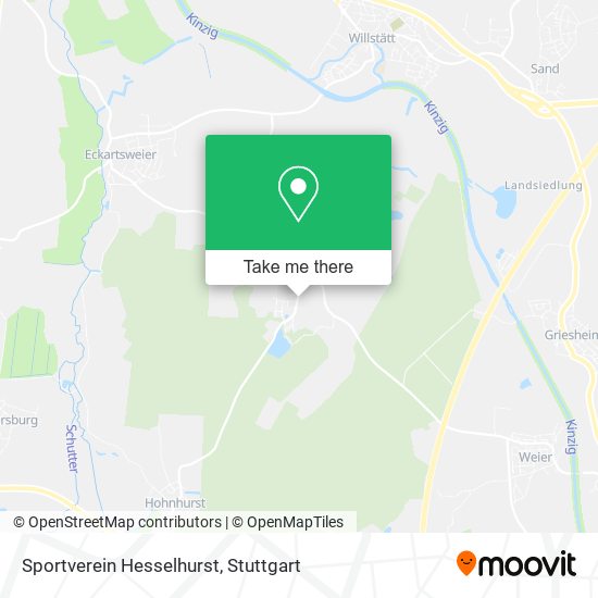 Sportverein Hesselhurst map