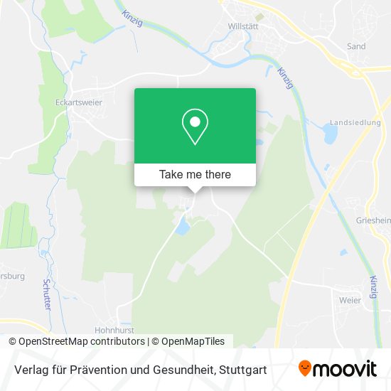 Verlag für Prävention und Gesundheit map