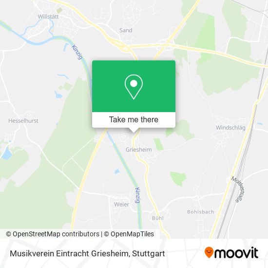 Musikverein Eintracht Griesheim map
