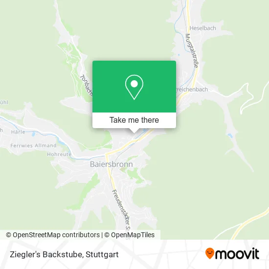 Карта Ziegler's Backstube