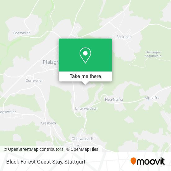 Black Forest Guest Stay map