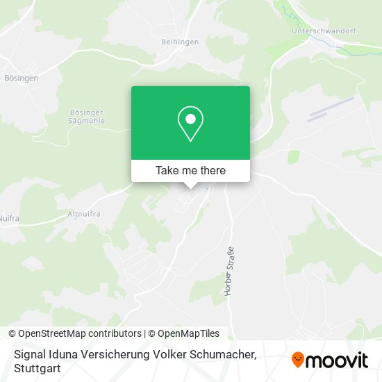 Карта Signal Iduna Versicherung Volker Schumacher