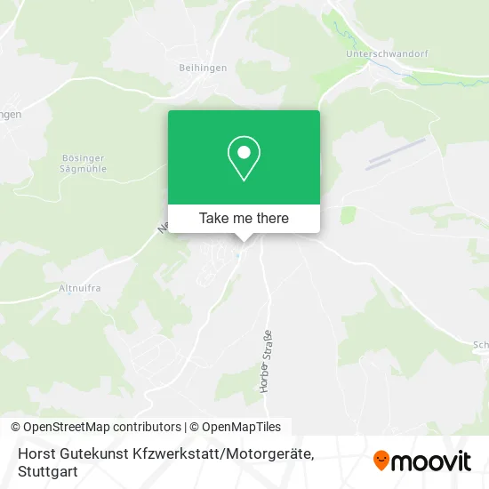 Карта Horst Gutekunst Kfzwerkstatt / Motorgeräte