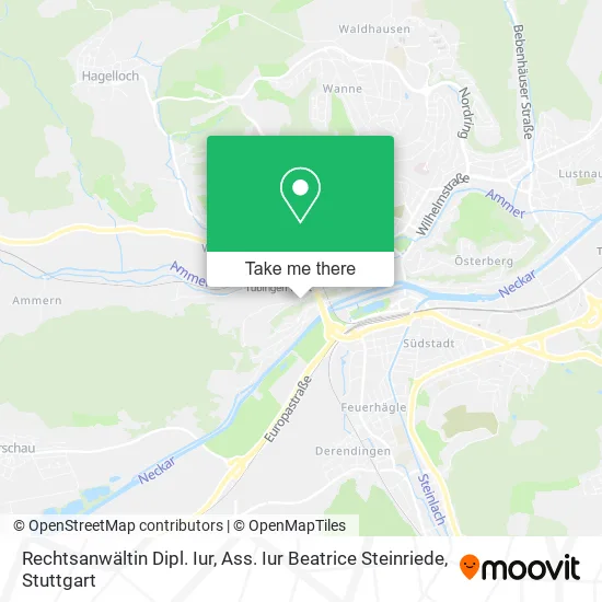 Карта Rechtsanwältin Dipl. Iur, Ass. Iur Beatrice Steinriede