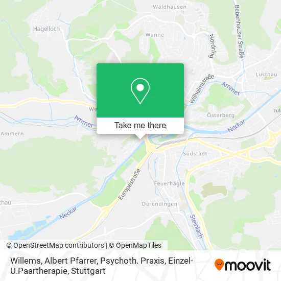 Карта Willems, Albert Pfarrer, Psychoth. Praxis, Einzel-U.Paartherapie