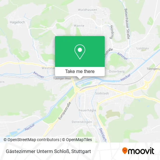 Карта Gästezimmer Unterm Schloß