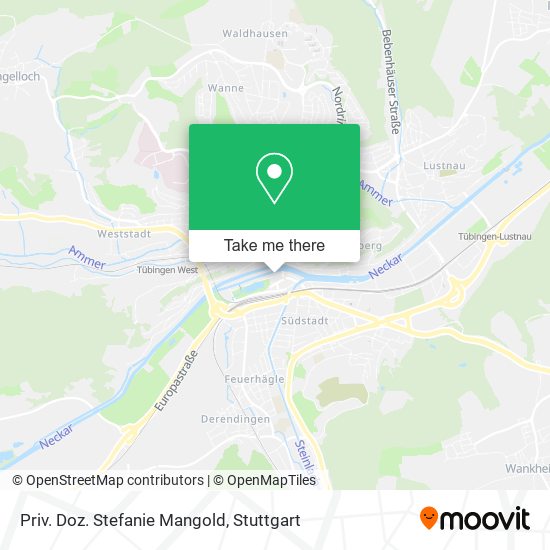 Priv. Doz. Stefanie Mangold map