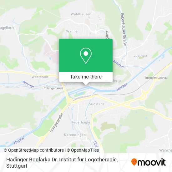 Карта Hadinger Boglarka Dr. Institut für Logotherapie