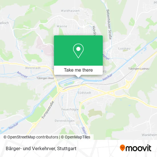 Карта Bãrger- und Verkehrver